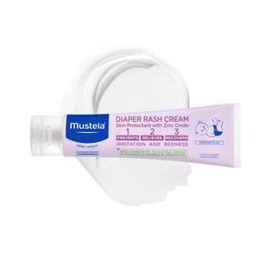 lot 42315 image: Mustela-Baby Diaper Rash Cream 123 - Skin Protectant with Zinc Oxide - Fragrance Free & Paraben Free - with 98% Natural Ingredients - 3.8 Oz, White - Retail $14