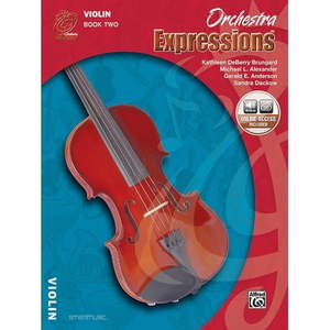 lot 42331 image: Orchestra Expressions Orchestra Expressions  Book Two Student Edition Violin  Book & Online Audio (Other) - Retail $42