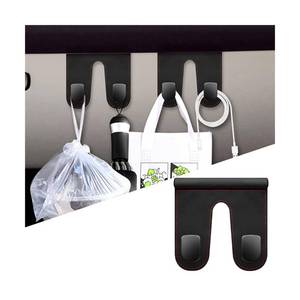lot 42334 image: Mandark Car Co-Pilot Glovebox Hooks, Anti-Scratch Auto Co-Pilot Glove Box Hanger, Vehicle Interior Storage Organizer for Handbags Purses Coats, Universal for RV, SUV, Truck (BlackDouble Hooks) - Retail $7