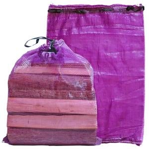 lot 4527 image: deebree Mesh Firewood Bags 22x32 150 Per Pack Crawfish Sacks, Firewood Bags for Selling, Onion Bag Storage Potato Sacks Mesh Wood Bag Bulk (Pack of 150) - Retail $89
