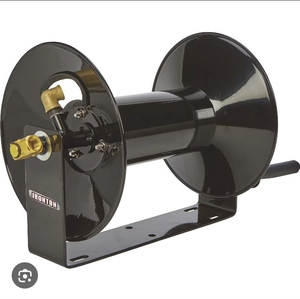 lot 4548 image: Ironton Air Hose Reel with Wall Mount 100 Ft Capacity - Retail $89