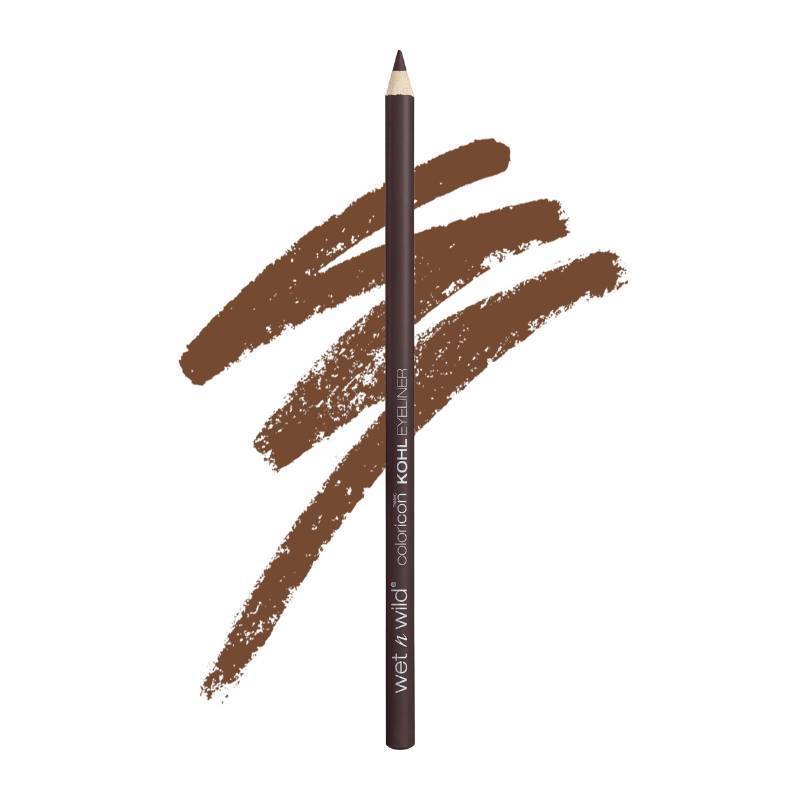 lot 4375 image: wet n wild Color Icon Kohl Eyeliner Pencil, Rich Hyper-Pigmented Color, Smooth Creamy Application, Long-Wearing Matte Finish Versatility, Cruelty-Free - Simma Brown Now (Packaged)