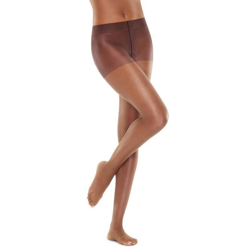 lot 4376 image: Hanes Perfect Nudes Pantyhose for Flawless Finish, Control Top, Ultra Sheer, Sheer Toe, Bronze, Size Large (Pack of 1) - Retail $15