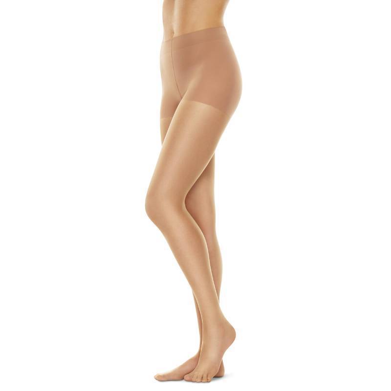 lot 4444 image: Hanes Perfect Nudes Pantyhose for Flawless Finish, Control Top, Ultra Sheer, Sheer Toe, Beige, Size Small (Pack of 1) - Retail $14