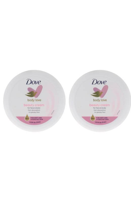 lot 3923 image: Beauty Cream - Pink by Dove for Women - 2.7 oz Cream (Pack of 2)