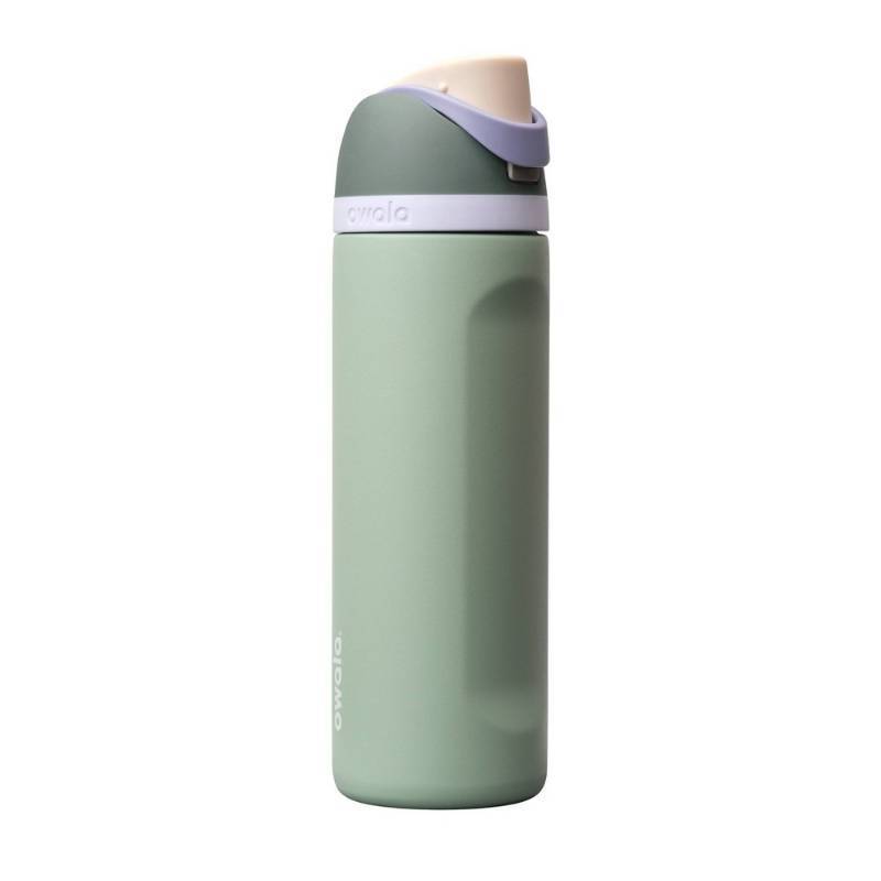 lot 1916 image: Owala 24oz FreeSip Stainless Steel Water Bottle - Misty Meadow - Retail $30