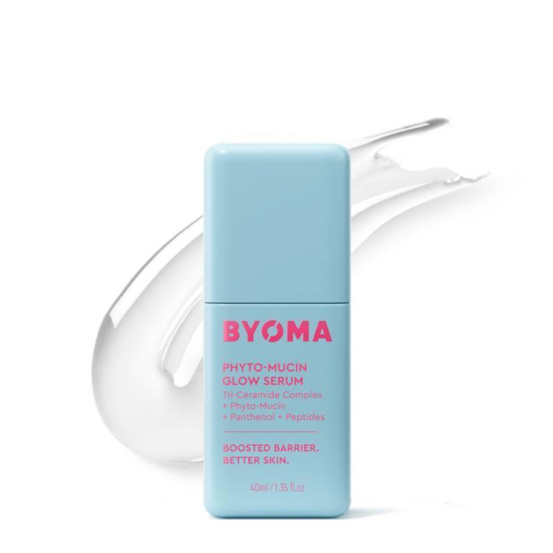 lot 2287 image: BYOMA Phyto-Mucin Glow Serum - Mucin Face Serum for Glass Skin - Plumps, Primes  Hydrates - Flawless Primer and Makeup Base - Strengthens Skin Barrier - 1.35 fl.oz