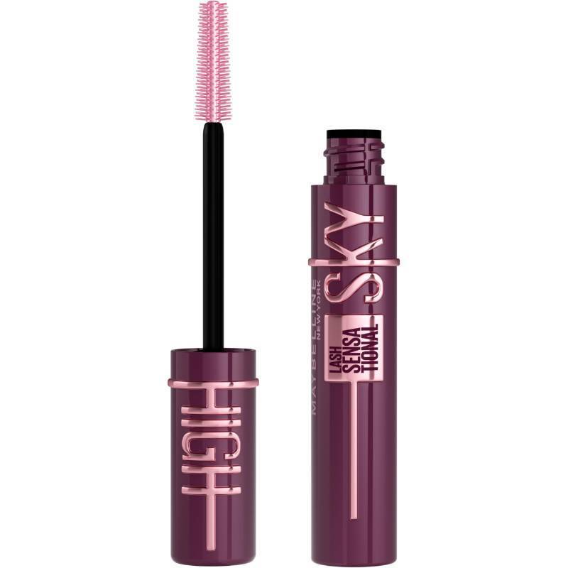 lot 2479 image: Maybelline Lash Sensational Sky High Mascara Makeup, Volumizing, Lengthening, Defining, Curling, Multiplying, Buildable, Washable Formula, Burgundy Haze, 1 Count