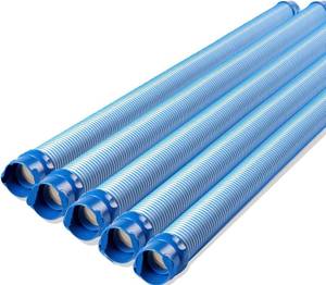 lot 4204 image: Pool Vacuum Hose, 5 Pack Pool Cleaner Hose Replacement for Inground Pools, 39 Inch Single Length Swimming Pool Vacuum Hose and Drain Hose, Compatible with Zodiac MX6 MX8-5pcs - Retail $50