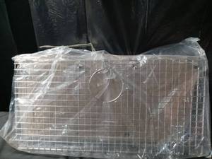 lot 4262 image: Serene Valley Sink Bottom Grid 29-12 X 14-916, Rear Drain with Corner Radius 38, Sink Protector NDG3015R - Retail $53