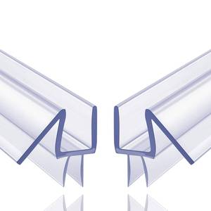 lot 4265 image: 2-Pack Butecare Frameless Shower Door Bottom Seal for Glass Doors Stop Shower Leaks and Create a Water Barrier (14 x 39) - Retail $24