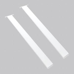 lot 4266 image: Hidden Island Countertop Support Bracket 2 Pack White 36 Inch Heavy Duty Granite Countertop Bracket Iron Island Support Brackets for Granite Quartz Wood - Retail $100