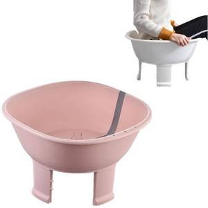 lot 1080 image: Sitz Bath tub,Sitz Bath for Hemorrhoids,Sits Bath Kit for Women Men,Wider Seating Area, Deeper Bowl (White) - Retail $45