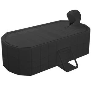 lot 1098 image: 59Portable insulated bathtub, Ice Bath Tub for Athletes, Inflation-free bathtub for shower, Ice Plunge Tub with Cover, Baths at Home &amp Outdoor with Cover - Retail $84
