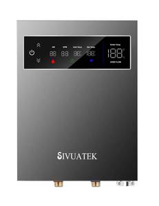 lot 1142 image: 14kW Tankless Water Heater Electric, SIVUATEK 240V Instant On-Demand Hot Water Heater, 2 Point of Use, Self-Modulating, ETL Certified, Endless Water Supply for Home - Retail $200