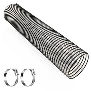 lot 1161 image: 764-05082 Bagger Flex Hose Compatible with Cub Cadet MTD RZT Riding Mower 36 42 46 50 54, Fits DoubleTriple Bagger Lawn Rear Fast Bagger, with 2 Clamps - Retail $70