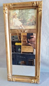 lot 5 image: Vintage Homco Mirror