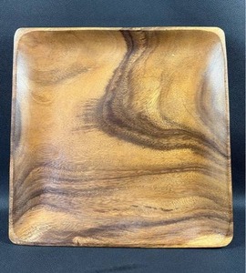 lot 132 image: Wooden Square Serving Tray 12 Inches Square