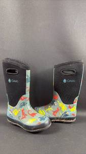 lot 159 image: Puddle Jumping Boots- Oaki Neoprene Uppers. Toddler Size Ten