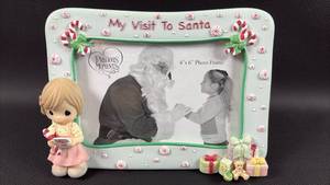 lot 169 image: Precious Moments My Visit To Santa Christmas Photo Frame with Original Packaging