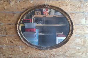 lot 55 image: Large Oval Mirror