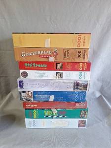lot 75 image: Mixed Jigsaw Puzzle Collection