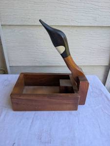 lot 1514 image: Vintage Wooden Canadian Duck Nut Cracker