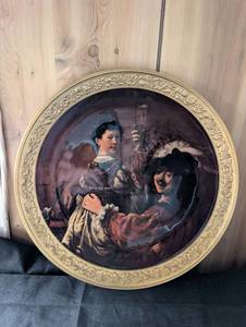 lot 1540 image: Gorham Fine China Rembrandt Self Portrait with Saskia Collector Plate