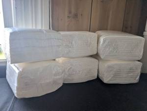 lot 2532 image: White Paper Napkins Bulk Pack - 6 ct
