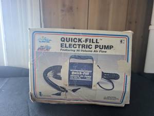 lot 3019 image: Intex Quick-Fill Electric Air Pump with Hose and Attachments