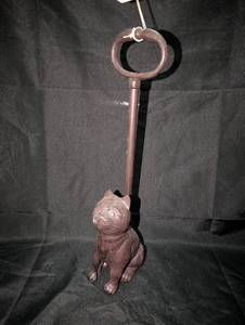 lot 3103 image: Cast Iron Cat Doorstop - 12 in