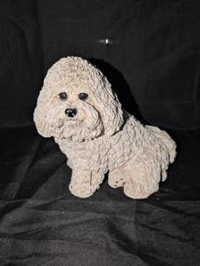 lot 3104 image: Bichon Frise Dog Figurine - 5 in
