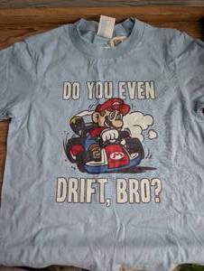 lot 4030 image: Super Mario Bros Do You Even Drift Bro Gaming T-Shirt