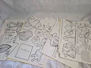 lot 4625 image: Vintage Pattern Templates Collection