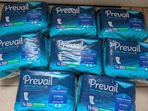 lot 5005 image: Prevail Daily Male Guards Incontinence Pads Bulk Lot -8ct