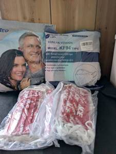 lot 5014 image: KF94 Face Masks and CPAP Full Face Mask Bundle