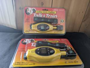 lot 5027 image: Talk &amp Train Dog Training Collar with Remote Control - 2 ct