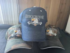lot 5029 image: Bike Week Daytona Beach FL Eagle Logo Baseball Caps - 3ct