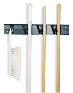 lot 3021 image: Carlisle Roll N Grip Plus Wall Mount Cleaning Supply Organizer