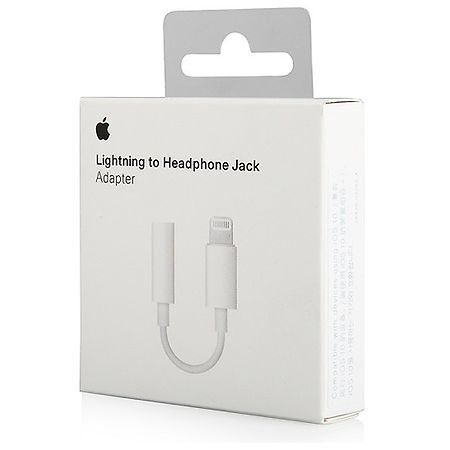 lot 19666 image: Apple Lightning to 3.5mm Headphone Adapter - Retail $1,000