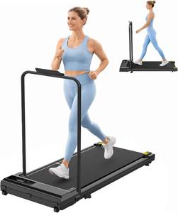lot 5001 image: $109 STRIDEMAX Folding Treadmill, Manual Incline, 2.5HP Under-Desk