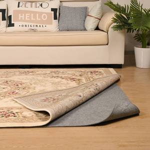 lot 5004 image: QJHOMO Non Slip Rug Pad 10x14 ft Cushioned Carpet Padding
