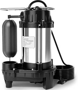 lot 5018 image: $140 LANCHEZ 12 HP 5200 GPH Submersible Sump Pump, Cast IronSS