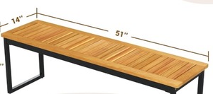 lot 5029 image: Acacia Wood SeatTop, see notes