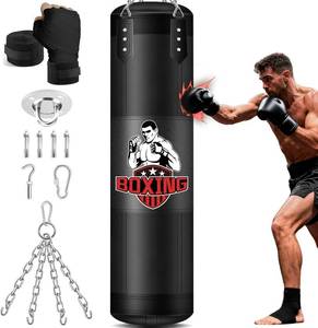 lot 5044 image: YORWHIN 4FT PU Punching Bag, Boxing Bag with Chain Hook