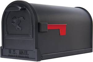 lot 5048 image: $60 Architectural Mailboxes Arlington Heavy-Duty Mailbox, Post-Mounted