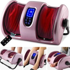 lot 5068 image: $90 Best Choice Products Shiatsu Foot Massager with Heat - Rose Gold