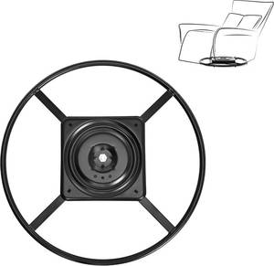 lot 5081 image: $48 24 Recliner Swivel Base Ring Replacement Part w 10 Plate