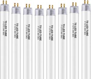 lot 5094 image: 8 Pack 21-Inch F13T5DL LED Bulbs, 6500K Daylight, 9W