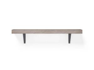 lot 5118 image: $69 allen  roth Gray Bracket Shelf 36-in L x 9.5-in D Decorative Shelf